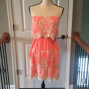 EUC Strapless Callie Mac Dress